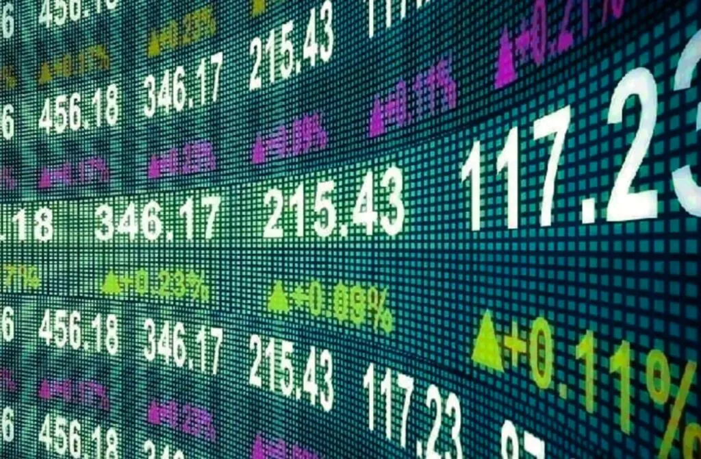 stock market with digits